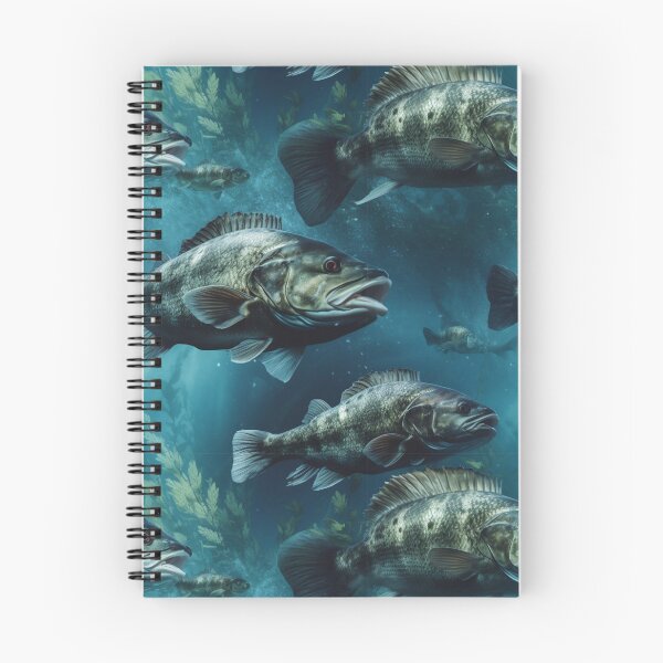 Item preview, Bass fish pattern 2 designed and sold by muskitt.