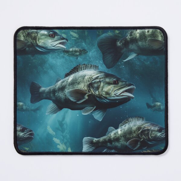 Item preview, Bass fish pattern 2 designed and sold by muskitt.