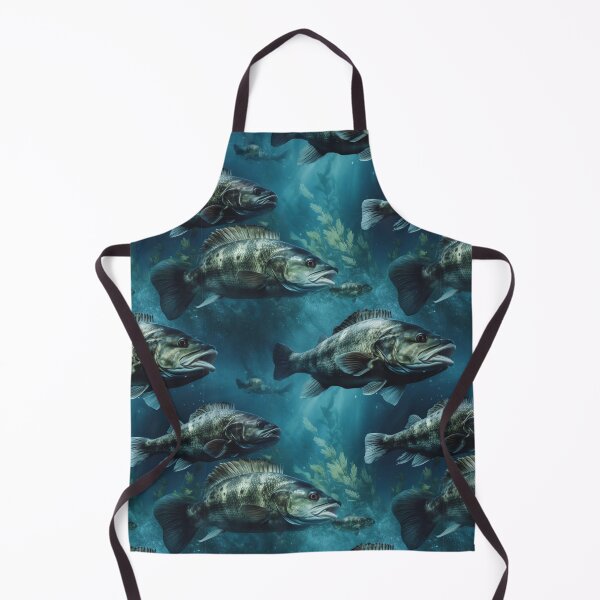 Item preview, Bass fish pattern 2 designed and sold by muskitt.
