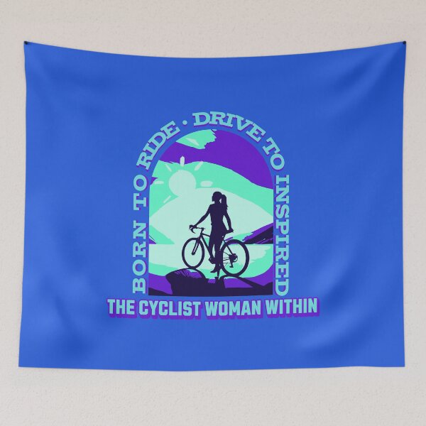 Item preview, The Cyclist Woman Within | Vintage Style designed and sold by Tee-Craftify.