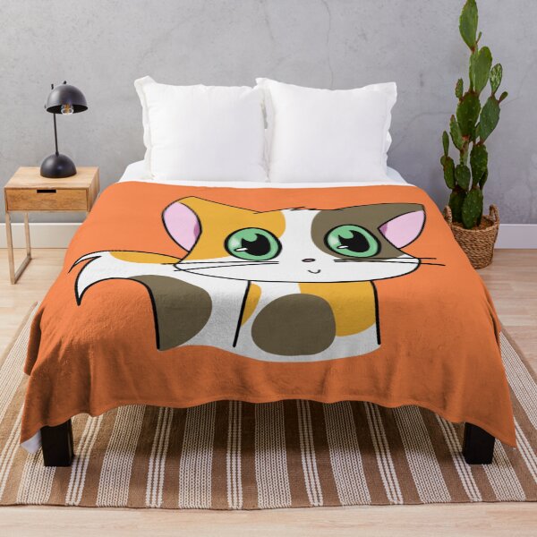 Item preview, Cute Calico Cat With Green Eyes designed and sold by CheesyPetDesign.