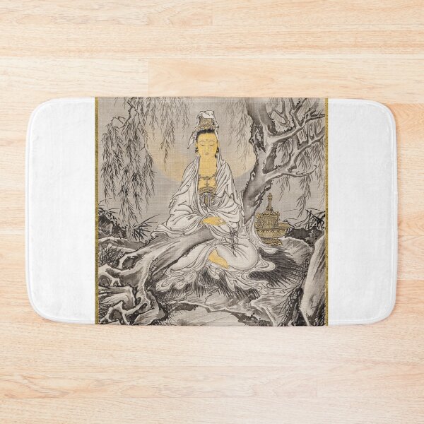 Item preview, White-Robed Kannon - Vintage Japanese Painting designed and sold by HistorySimple.