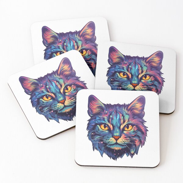 Item preview, Galacticat cat with golden eyes designed and sold by SmileshareShop.