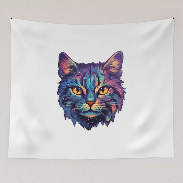 Item preview, Galacticat cat with golden eyes designed and sold by SmileshareShop.