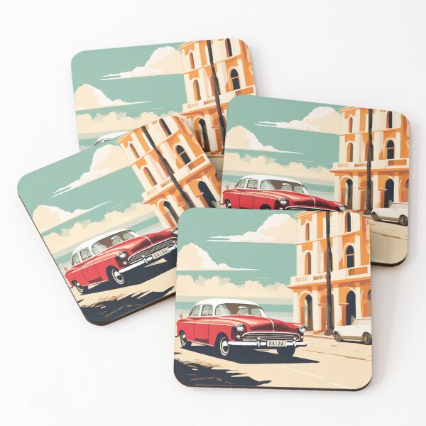 Item preview, A Vintage Travel Illustration of Havana - Cuba designed and sold by GoodOldVintage.