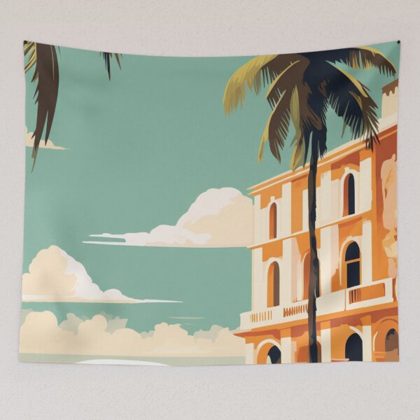 Item preview, A Vintage Travel Illustration of Havana - Cuba designed and sold by GoodOldVintage.