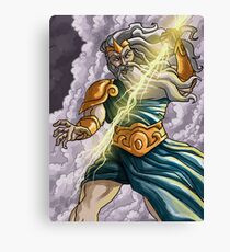 zeus jupiter mythology god of ray Canvas Print