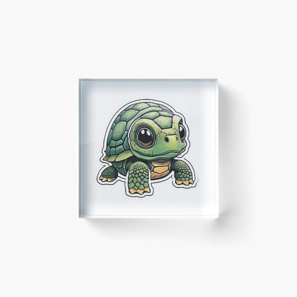 Item preview, Cute Turtle Sticker Magnet Scrapbooking Journal Planner designed and sold by StickersAbound.