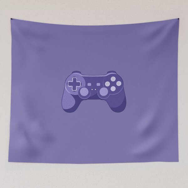 Item preview, Gamepad pintado al óleo azul monocromático designed and sold by versusreality.