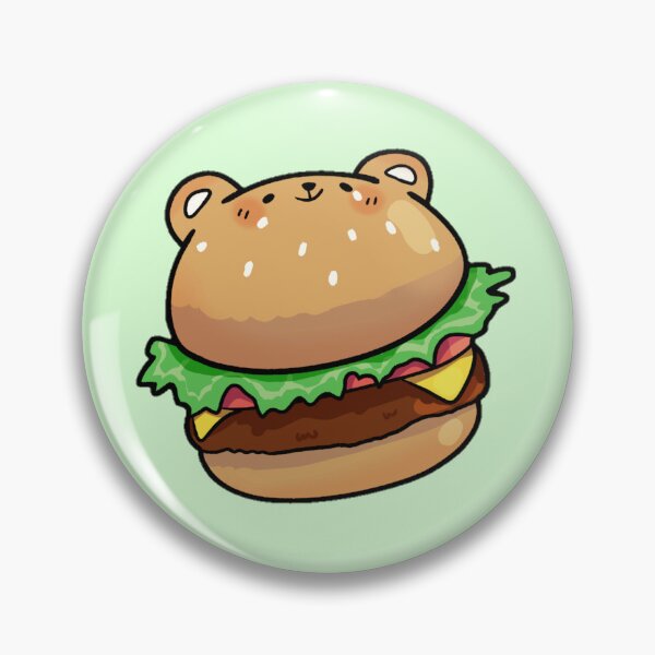 Item preview, Bear Burger sticker  designed and sold by Beanists.