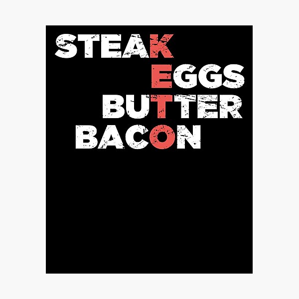 Item preview, Steak, Eggs, Butter, Bacon | Keto Foods designed and sold by Jam Jar.