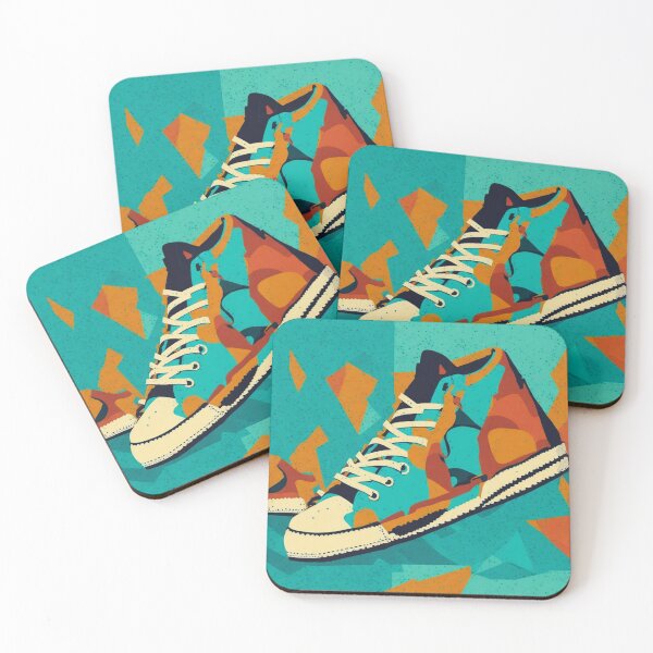 Aperçu de l'œuvre Chaussures d'art urbain vibrantes créée et vendue par kn-clothing.