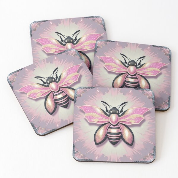 Item preview, Pink royal bee  designed and sold by Roxburylane.