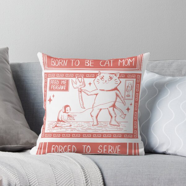 Item preview, Born To Be Cat Mom Forced To Serve Demons designed and sold by SamuelDrawings.
