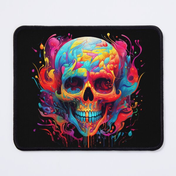 Item preview, Colorful skull beautiful artistic  designed and sold by Sixcom.