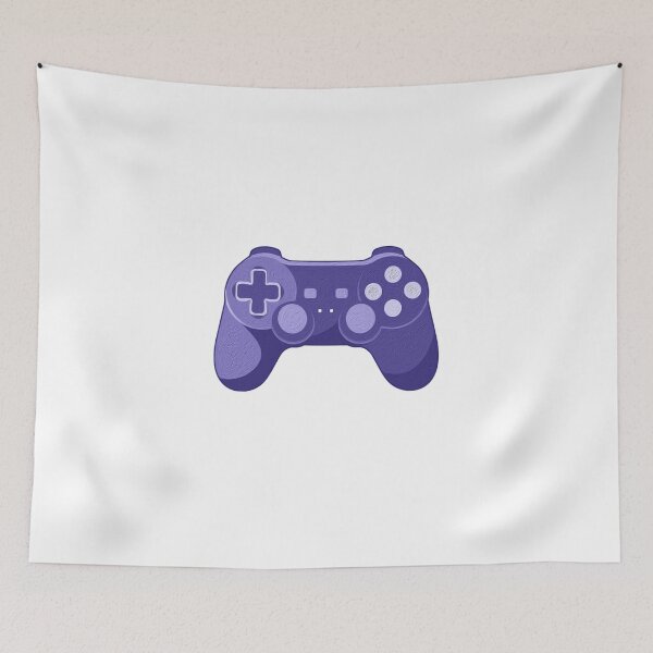 Item preview, Gamepad pintado al óleo azul monocromático designed and sold by versusreality.