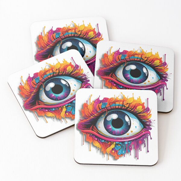 Item preview, Colourful eye rainbow design  designed and sold by SmileshareShop.