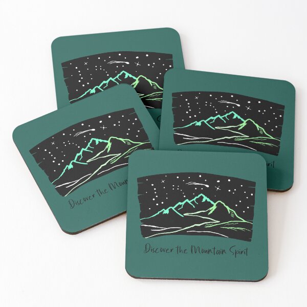 Item preview, Discover the mountain spirit, hiking, nature lovers, mountains designed and sold by claudiasartwork.