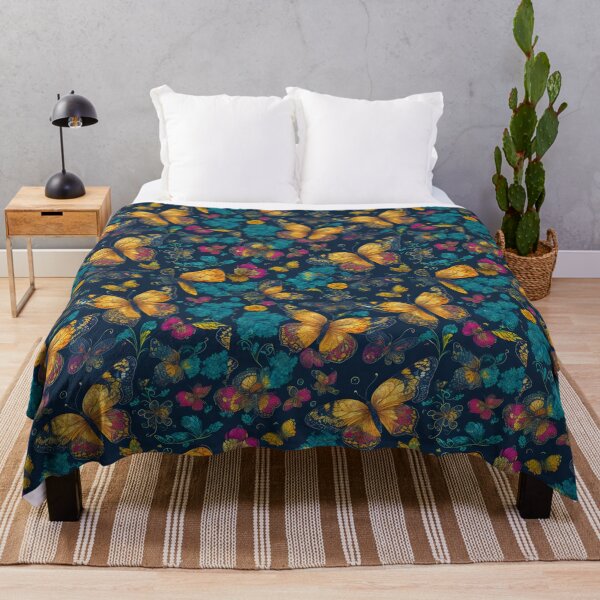 Item preview, Patterns Butterfly Floral designed and sold by TRAZZI.