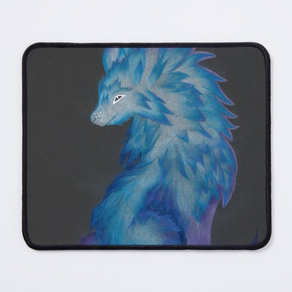 Item preview, Disegno a mano con matite, lupo colori vivaci  designed and sold by MinaSenpai.