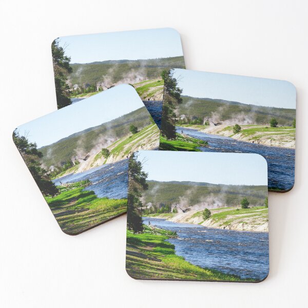 Item preview, River To Geysers | Yellowstone National Park designed and sold by TinyDinoDesigns.