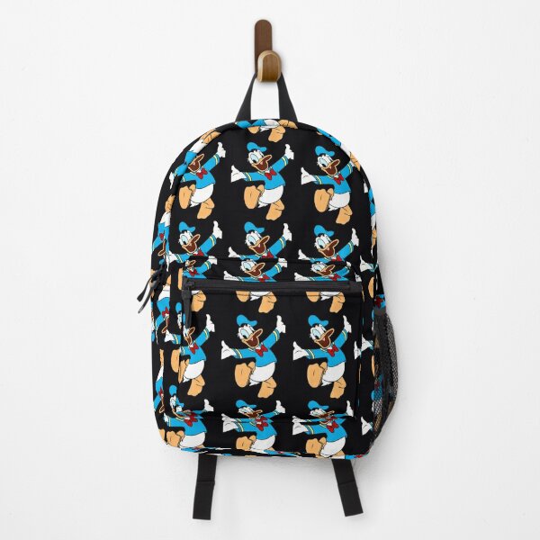 Disney Donald Duck Daisy Graffiti Canvas Backpack Rucksack School Bag Zip  Pocket Inspired by You.