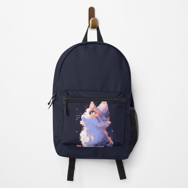 Item preview, Whispers in the Darkness: Nocturnal Tabby Cat with Butterflies designed and sold by EmeraldeaArt.