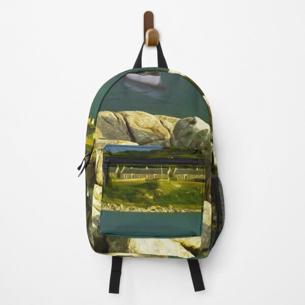 Item preview, Row boat near Iona, Scotland. Image made using triangles. designed and sold by EdgyEdgeArt.