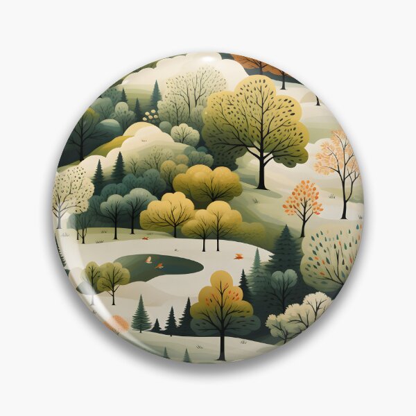 Item preview, Fantasy Landscapes Forest Pattern 1 designed and sold by DigitalPatternx.