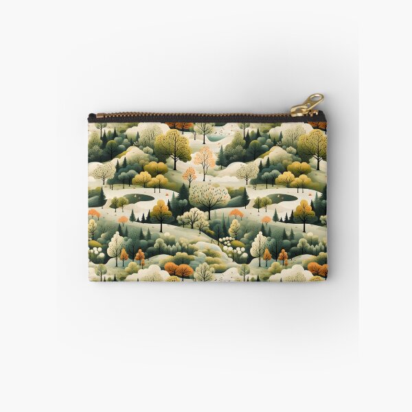 Item preview, Patrón de bosque de paisajes de fantasía 1 designed and sold by DigitalPatternx.
