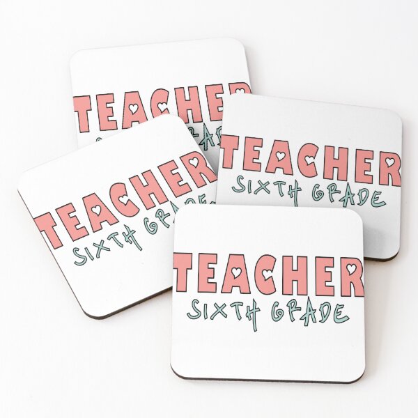 Item preview, Cute Teacher Sixth Grade designed and sold by ThiagoSDantas.