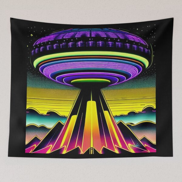Item preview, Area 51 – Trippy Retro UFO 83 | Grusch  designed and sold by Benito Del Ray.