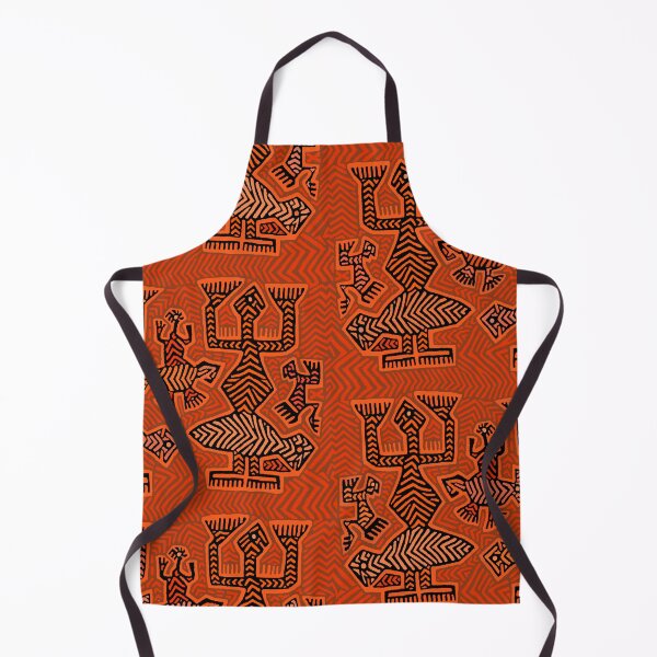 Item preview, Shaman Spirits Ritual Dance - Red Orange Black designed and sold by Esprit-Mystique.