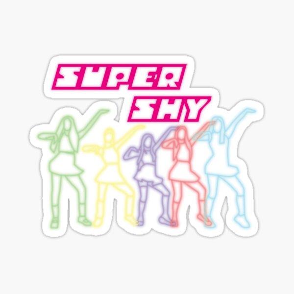 NewJeans I'm Super Shy Sticker Vinyl Laptop Water Bottle Phone Case KPOP  New Jeans Girl Group