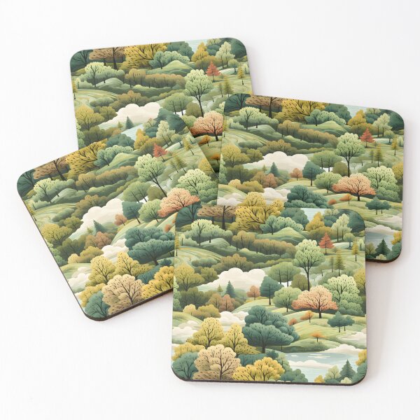 Item preview, Fantasy Landscapes Forest Pattern 2 designed and sold by DigitalPatternx.