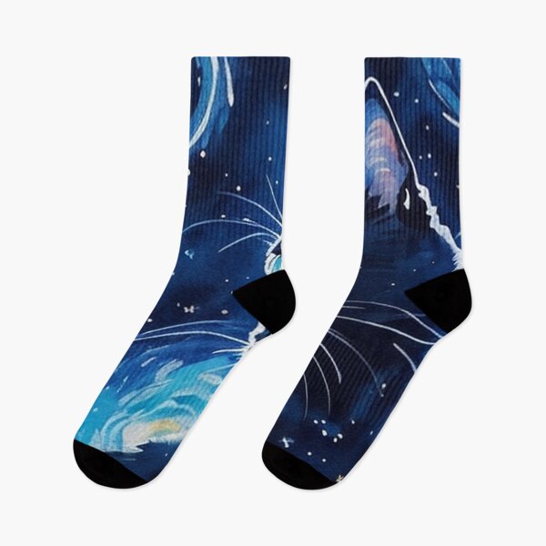 Item preview, Van gogh Starry Night Black Cat designed and sold by Vangoholic.
