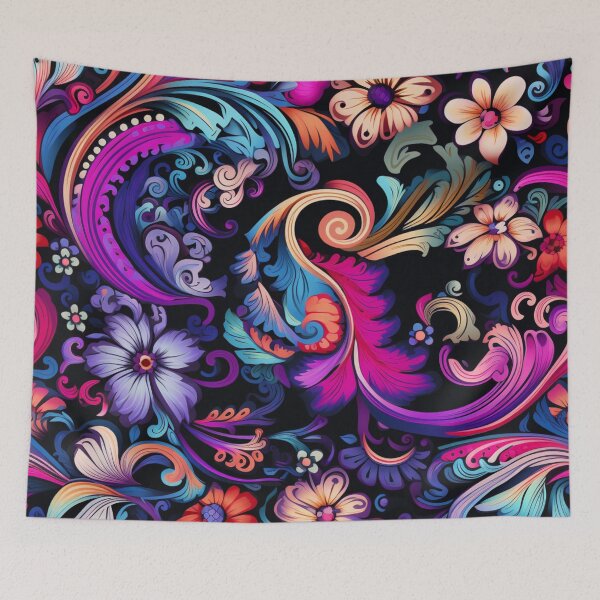 Item preview, paisley,purple,pink, designed and sold by Desiyuchi.