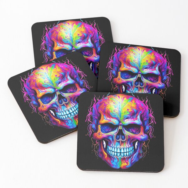 Item preview, Mystery Colorful skull beautiful artistic  designed and sold by Sixcom.
