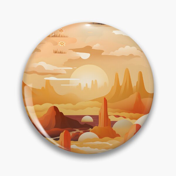 Item preview, Fantasy Landscapes Desert Pattern 2 designed and sold by DigitalPatternx.