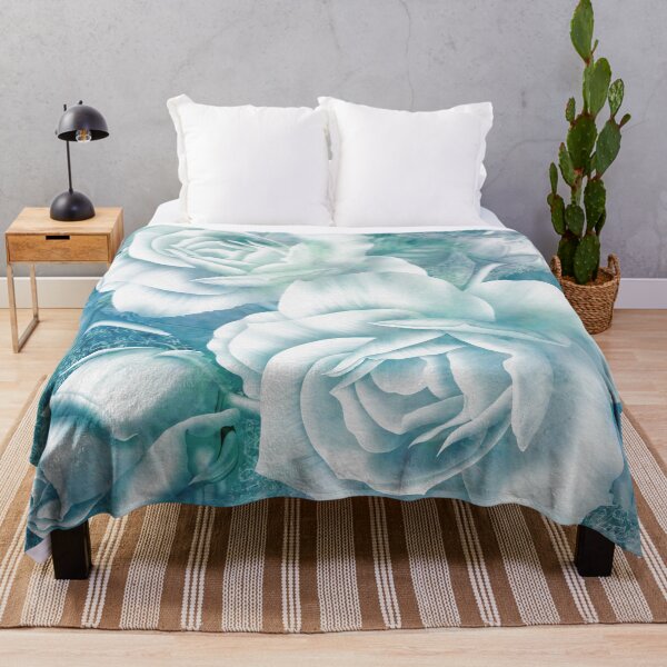 Item preview, Copy of The Romance of Nature - Roses - Aqua designed and sold by chrisdembinski.