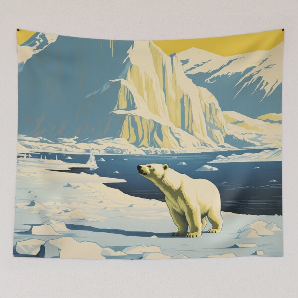 Item preview, A Vintage Travel Illustration of Alaska - US designed and sold by GoodOldVintage.