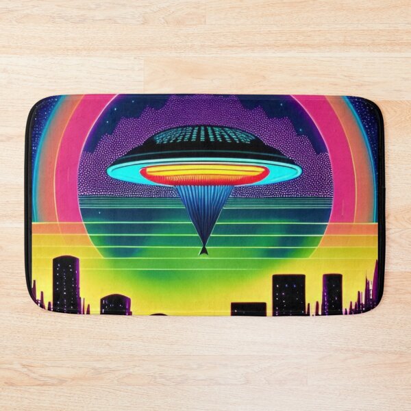 Item preview, Retro UFO City Night 94 | Pop Surrealism - Grusch designed and sold by Benito Del Ray.