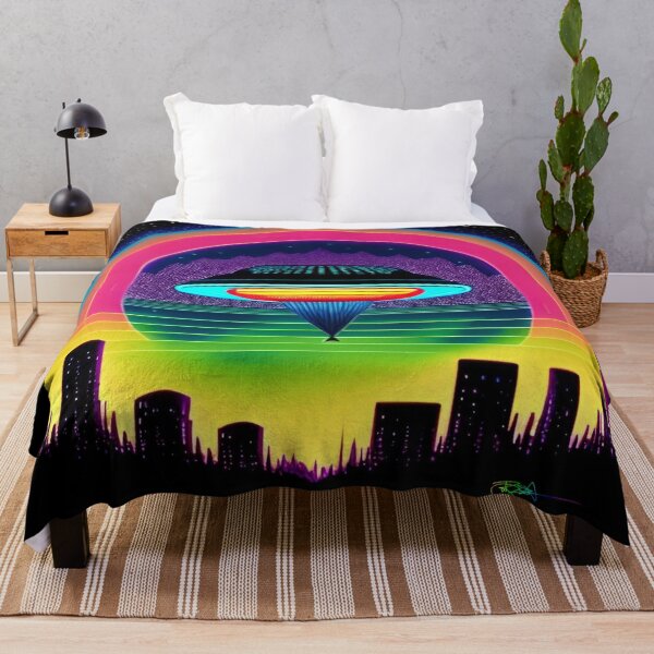 Item preview, Retro UFO City Night 94 | Pop Surrealism - Grusch designed and sold by Benito Del Ray.