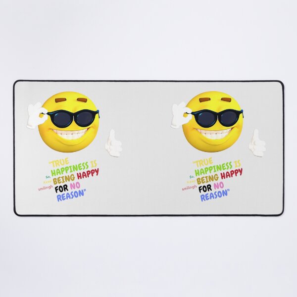 Item preview, "True happiness is being happy for no reason". designed and sold by Fernandavaladao.