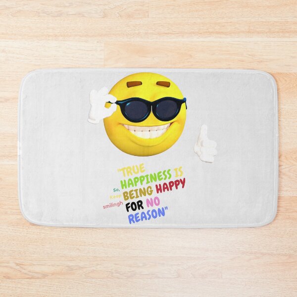 Item preview, "True happiness is being happy for no reason". designed and sold by Fernandavaladao.