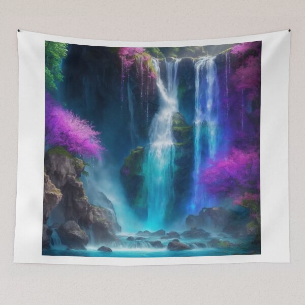 Item preview, Mystical Cascades: Journey to the Enchanting Waterfall designed and sold by RedArtG09.