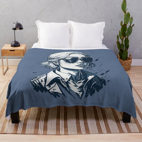 Item preview, Military Pilot Woman Sketch Portrait designed and sold by SoccaTamam.