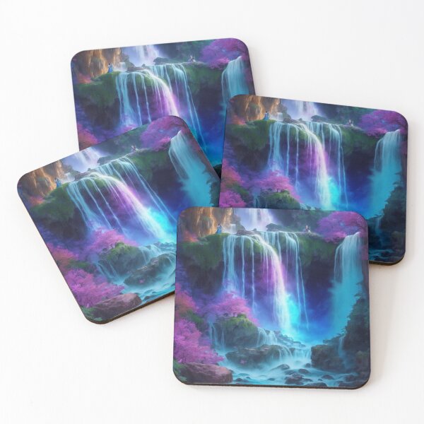 Item preview, Ethereal Beauty: The Magical Sorcery of a Captivating Waterfall designed and sold by RedArtG09.