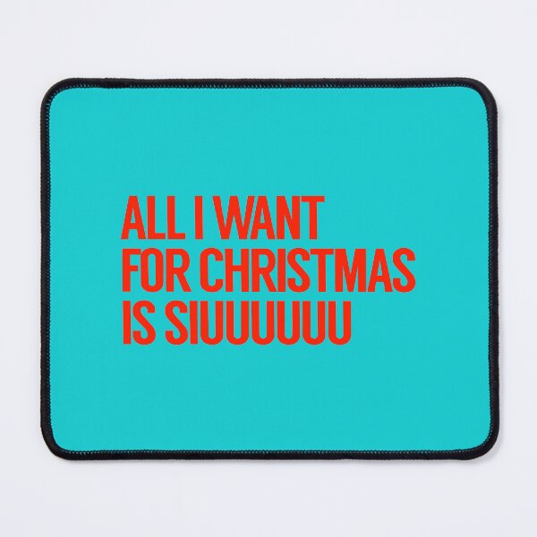 Item preview, Cristiano Ronaldo - All I Want For Christmas Is Siuuuuuu designed and sold by TristanSmiley.