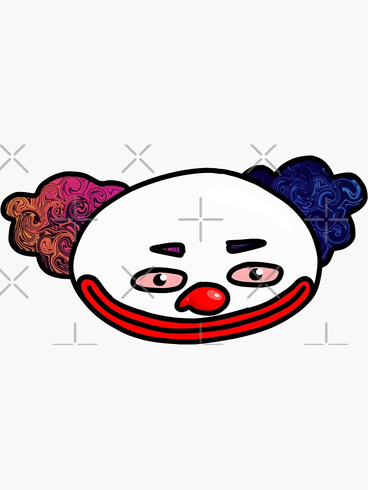 Thinking about cursed emoji hand Sticker for Sale by JanineUrban